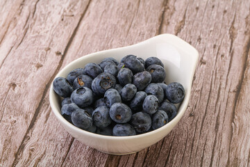Ripe sweet tasty blueberries heap