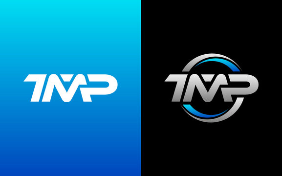 TMP Letter Initial Logo Design Template Vector Illustration