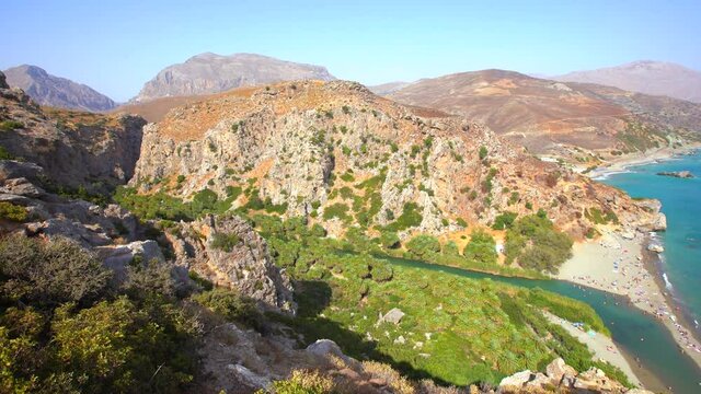 Great mountain landscape. Greece, Crete