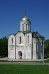 Fototapeta premium Vladimir, Russia - May, 2021: Cathedral of Saint Demetrius