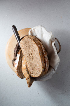 Fresh bread slices