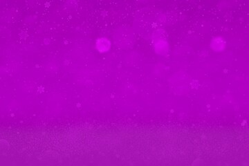 pink nice sparkling glitter lights defocused bokeh abstract background and falling snow flakes fly, festive mockup texture with blank space for your content