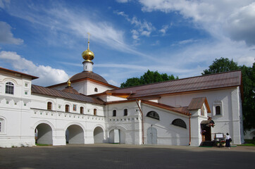 Fototapeta na wymiar Yaroslavl, Russia - May, 2021: Vvedenskiy Tolga Convent - the convent of the Yaroslavl diocese