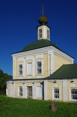 Fototapeta na wymiar Tutaev, Russia - May, 2021: Church of the Life-Giving Trinity