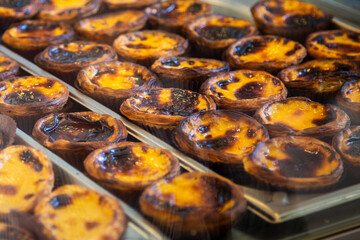Fresh pastel de nata tarts