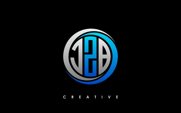 JZB Letter Initial Logo Design Template Vector Illustration
