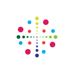 Community, network and social icon design template