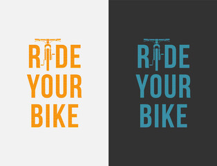Bicycle t-shirt design, cycling shirt vector design