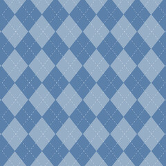 Winter diamond checks pattern 