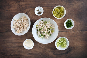 Making a Chicken Salad Sandwich