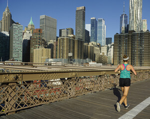 Brooklin Bridge, NYC. NEW YORK CITY - UNITED STATES