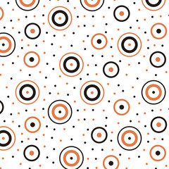 Fototapeta premium polka dot pattern background wallpaper vector illustration