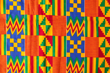 Ghanaian Fabric - obrazy, fototapety, plakaty