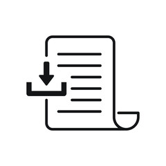 download icon or logo isolated sign symbol