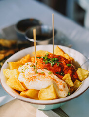 Patatas bravas españolas