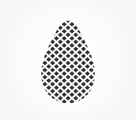 Pine cone symbol icon.