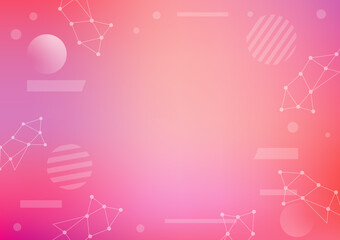 テクノロジーなピンクのグラデーションの背景