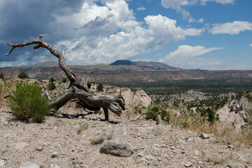 Tent Rock National Monument 
Spectacular scenic view of landscape viewed from top of Tent Rock.