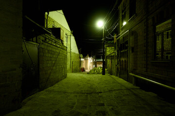 Fototapeta premium Derbent, Republic of Dagestan, Russia - August 18, 2021: Streets in the old town of Derbent.