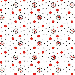 polka dot pattern background wallpaper vector illustration
