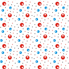 polka dot pattern background wallpaper vector illustration