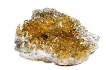 Macro mineral stone baryte crystals,&nbsp;Barite on a white background