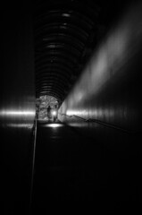 In the tunel