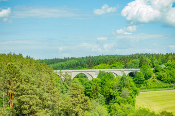 warmia mazury warmińsko-mazurskie stańczyki most mosty wiadukt kolejowy kolejowe akwedukt tory pociąg kolej