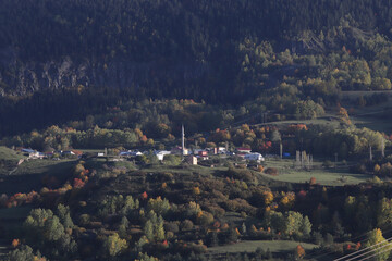 Fototapeta premium most beautiful autumn landscape photos. ardahan .turkey