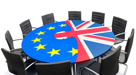EU und Großbritannien am Verhandlungstisch