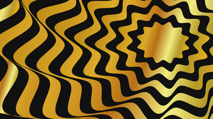 op art gold color background texture design illustration