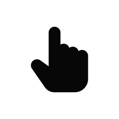 Hand icon vector. Finger sign