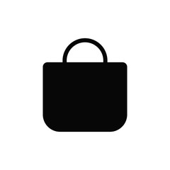 Shopping bag icon vector. Bag sign