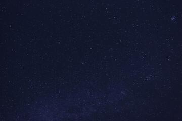 Picturesque view of night sky with beautiful stars