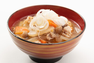 豚汁　味噌汁
