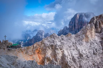 Photo sur Plexiglas Dolomites View from via ferrata Ivano Dibona, Dolomites, Italy