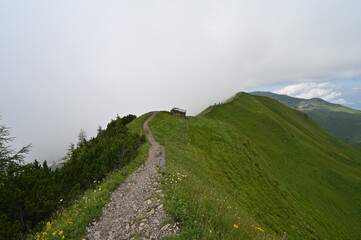 Fototapeta na wymiar Hiking in Switzerland