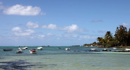 Coastal scene at Cap Malheureux, Mauritius 
