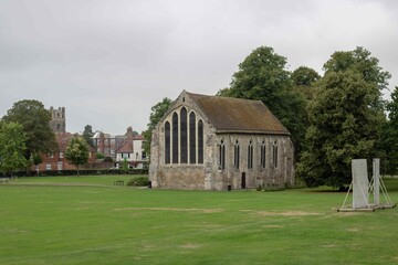 Fototapeta na wymiar Greyfriars Chapel in Priory Park Chichester West Sussex England