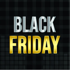 Fototapeta premium Black Friday sale background, abstract background for black Friday vector template, black Friday sale social media post design