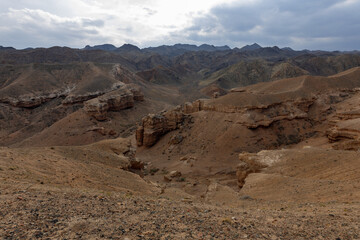 Charyn canyon is roughly 154 kilometres (96 mi) in length. It is part of the Charyn National Park.