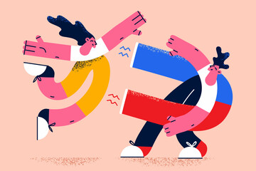 Attracting women and being handsome concept