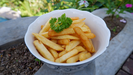 french fries in a bowl