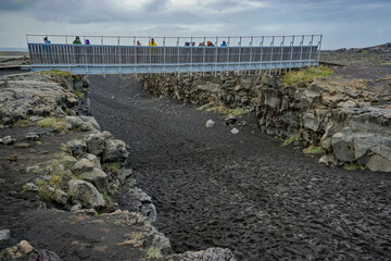 Reykjanes Peninsula, Iceland: The Bridge Between Continents spans the rift between the  European and North American tectonic plates.