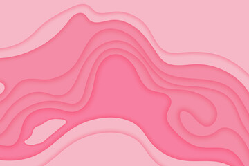 Topographic map concept or smooth origami layers paper cut layout.Map mockup infographics withe black and white geometric wave.