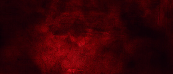 Obraz na płótnie Canvas Scary Red and black horror background. Dark grunge red concrete