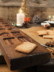 Christmas time, Speculoos cookies baking, Advent time, Christmas baking, seasonal food