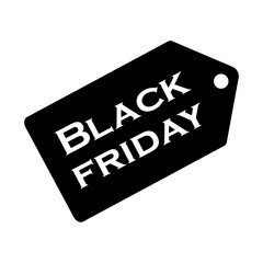 Obraz premium Black Friday label design for a shopping day with discounts. Icon design. Vector