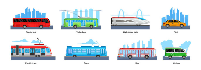 Public Transport Design Concept Set