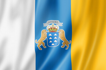 Canary Islands province flag, Spain